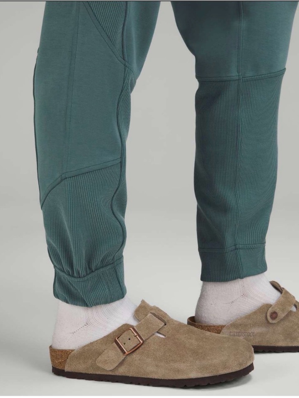 lululemon athletica Brushed Softstreme Jogger Green Jasper 4 - Picture 3 of 6